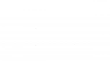 Siyah çizgi Zarf simgesi beyaz arkaplanda izole edildi. E- posta mektup sembolü. 4K Video hareketli grafik canlandırması