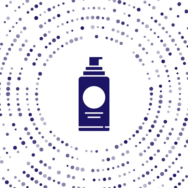 Pulverizador Azul Pode Para Hairspray Desodorizante Ícone Antitranspirante Isolado Fundo — Vetor de Stock