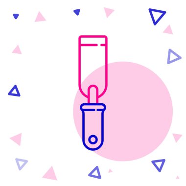 Rasp metal dosya simgesi beyaz arkaplanda izole edildi. Ahşap ve metalle çalışmak için Rasp. Tezgah ve atölye için alet. Renkli taslak konsepti. Vektör İllüstrasyonu