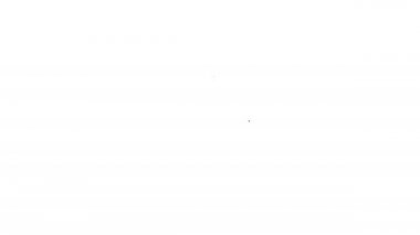 Siyah çizgi insan kafası ve beyaz arka planda izole edilmiş ikon içerisindeki dişliler. Yapay zeka. Düşünen beyin. Beynin sembol çalışması. 4K Video hareketli grafik canlandırması