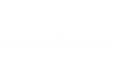 Beyaz arkaplanda siyah çizgi el feneri simgesi izole edildi. 4K Video hareketli grafik canlandırması