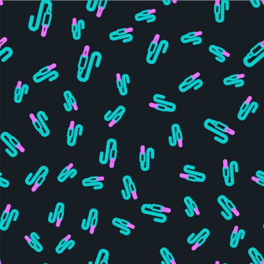 Çizgi Ses simgesi siyah arkaplanda izole edilmiş. Bağlantı ses ekipmanları için ses kablosu. Fiş kablosu. Müzik aleti. Vektör İllüstrasyonu