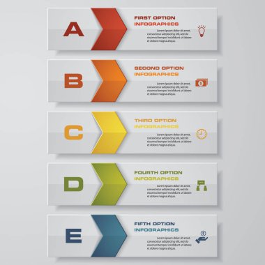 Tasarım temiz sayı afiş şablon/grafik veya Web sitesi düzeni.