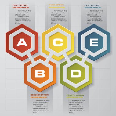 Tasarım temiz sayı afiş şablonu. Vektör.