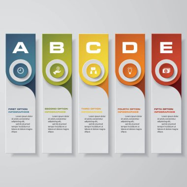 Tasarım temiz sayı afiş şablonu. Vektör.