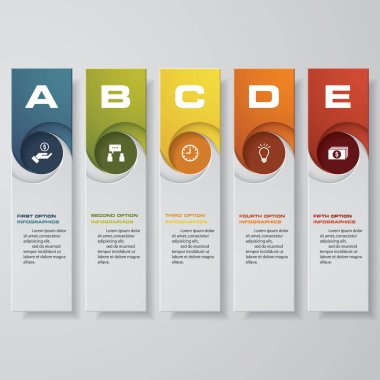 Tasarım temiz sayı afiş şablon/grafik veya Web sitesi düzeni.