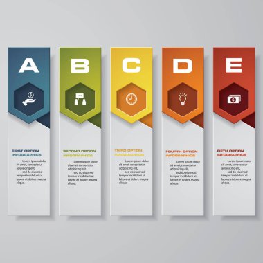 Tasarım temiz sayı afiş şablonu. Vektör.