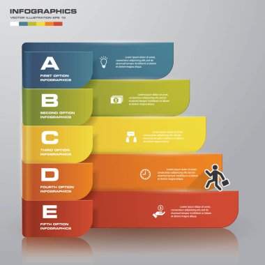 Tasarım temiz sayı afiş şablonu. Vektör.