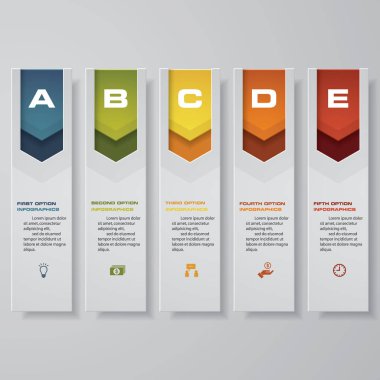 Tasarım temiz sayı afiş şablonu. Vektör.