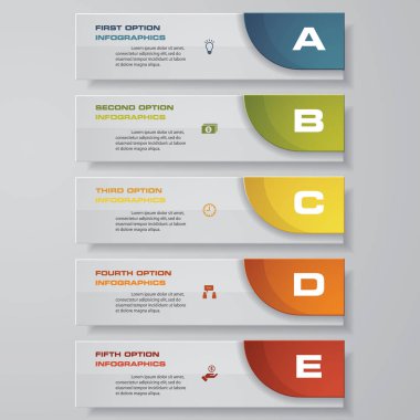 Tasarım temiz sayı afiş şablonu. Vektör.