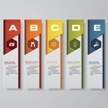 Tasarım temiz sayı afiş şablonu. Vektör.