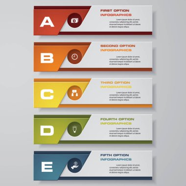 Tasarım temiz sayı afiş şablonu. Vektör.