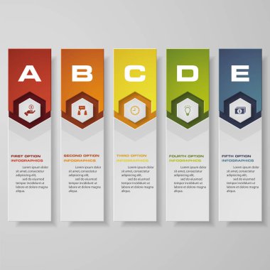 Tasarım temiz sayı afiş şablonu. Vektör.