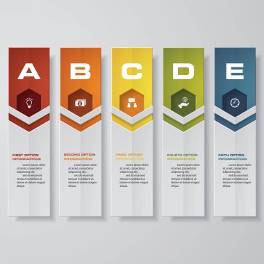 Tasarım temiz sayı afiş şablonu. Vektör.