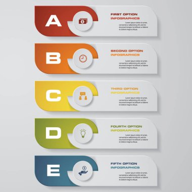 Tasarım temiz sayı afiş şablonu. Vektör.