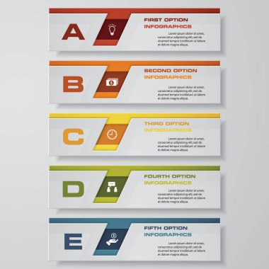 Tasarım temiz sayı afiş şablon/grafik veya Web sitesi düzeni. 