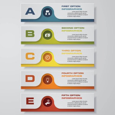 Tasarım temiz sayı afiş şablon/grafik veya Web sitesi düzeni. 