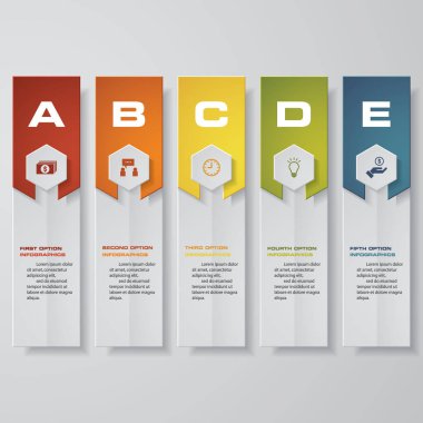 Tasarım temiz sayı afiş şablon/grafik veya Web sitesi düzeni. 