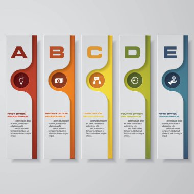 Tasarım temiz sayı afiş şablonu. Vektör.