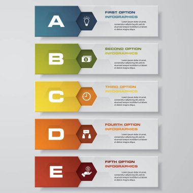 Tasarım temiz sayı afiş şablon/grafik veya Web sitesi düzeni. 