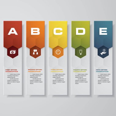 Tasarım temiz sayı afiş şablonu. Vektör.