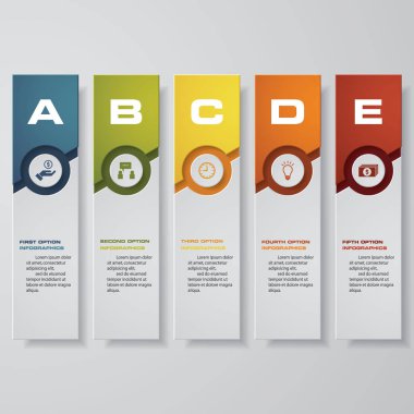 Tasarım temiz sayı afiş şablon/grafik veya Web sitesi düzeni. 