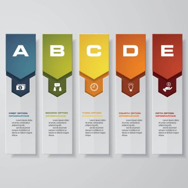 Tasarım temiz sayı afiş şablonu. Vektör.