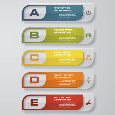 Tasarım temiz sayı afiş şablonu. Vektör.