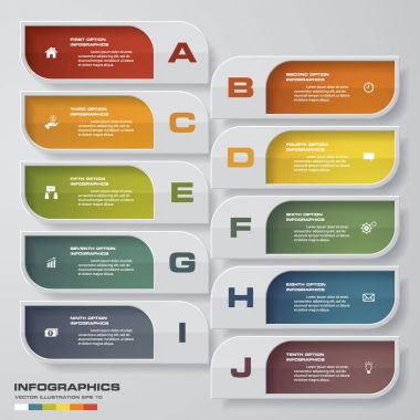 10 adım sunu şablonu. 10 adım zaman çizelgesi sunu şablonu.