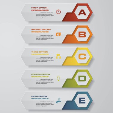 Temiz sayı pankartları şablon / grafik veya web sitesi düzeni tasarla. Vektör.