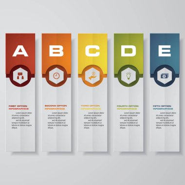 Tasarım temiz sayı afiş şablonu. Vektör.