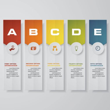 Tasarım temiz sayı afiş şablonu. Vektör.