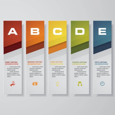 Tasarım temiz sayı afiş şablon/grafik veya Web sitesi düzeni.