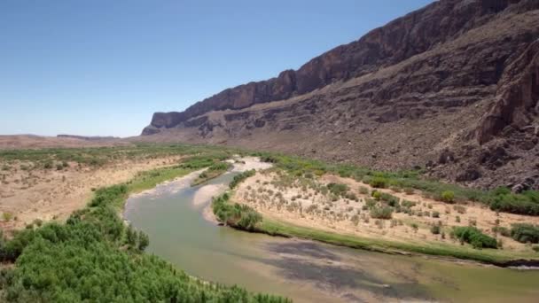 Grote Bocht Nationaal Park Chisos Bergen — Stockvideo