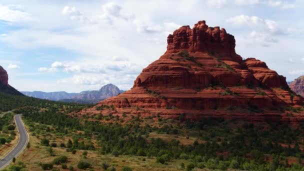 Pedra Sino Vermelho Sedona — Vídeo de Stock