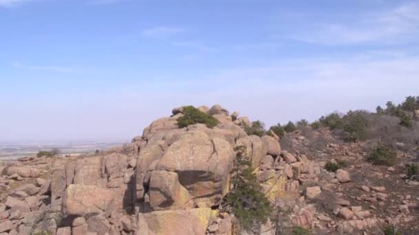 Rocosas Montañas Oklahoma Campo — Vídeo de stock