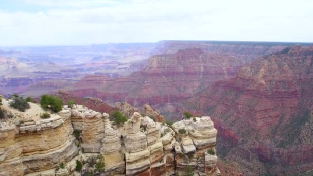 View Grand Canyon — стоковое видео