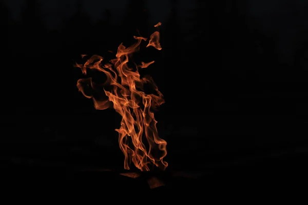 Flamme Éternelle Flamme Dans Obscurité Lumière Dans Obscurité — Photo