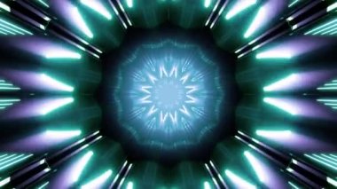 soyut renkli parlayan tünel dikişsiz döngü canlandırma 3d canlandırmasıName