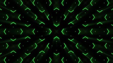 abstract colorful kaleidoscope effect 3d render animation