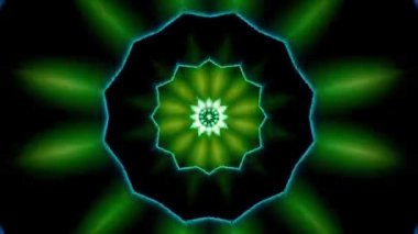 renkli kaleydoskop biçimi 3d canlandırma canlandırması