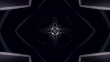 soyut kaleydoskop biçimi 3d canlandırma canlandırması