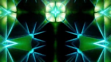 renkli kaleydoskop biçimi 3d canlandırma canlandırması