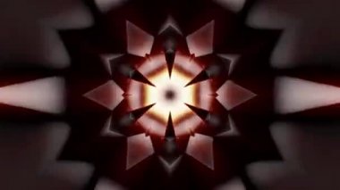 soyut kaleydoskop biçimi 3d canlandırma canlandırması