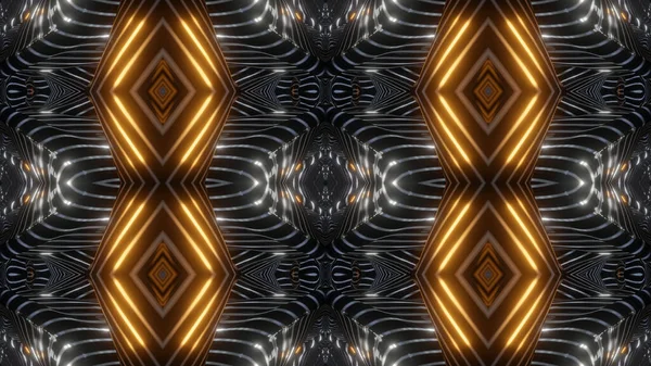 Безшовний абстрактний футуристичний візерунок ілюстрація 3d рендеринга — стокове фото