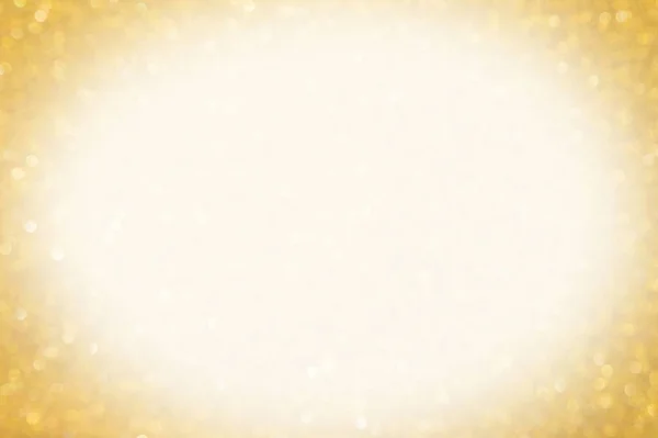 Abstrato Branco Ouro Bokeh Fundo — Fotografia de Stock