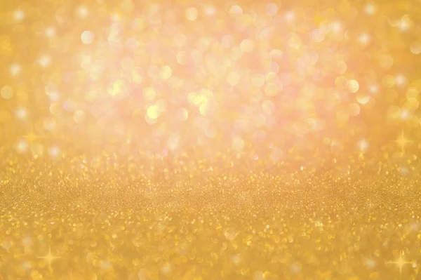 Glitter Luci Oro Sfondo — Foto Stock