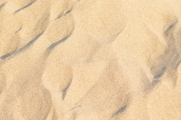 砂のパターンの閉鎖 砂の背景 — ストック写真