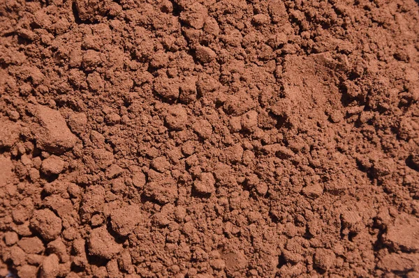 Primo Piano Cacao Polvere Texture Sfondo — Foto Stock