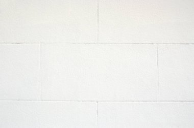 Cinderblock Beyaz Duvar Arkaplanı Kapat.
